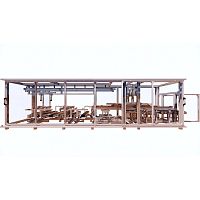 Automatic case erector hot-melt glueadhesive tapebottom sealer
