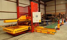 Palletizer with stacker BHB 550-2bagfor leveling