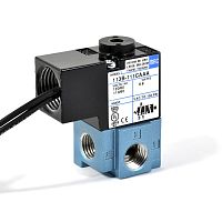 Poppet pneumatic directional control valve 100 seriessolenoid-operateddirect-operated3/2-way