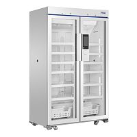 Pharmacy refrigerator HYC-1030GTcabineton casters2-door