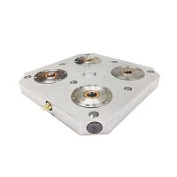 Modular clamping plate 2475-50 seriessquarefor zero-point clamping systemsmaterial