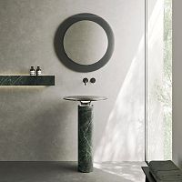 Floor-standing washbasin PureCorian®KorakrilCarrara marble