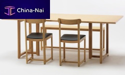 Contemporary dining table Selerioakwooden baserectangular