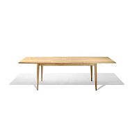 Contemporary dining table CRACKoakrectangularextending