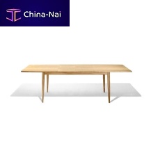 Contemporary dining table CRACKoakrectangularextending
