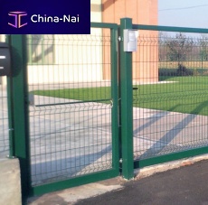 Galvanised steel garden gate TAILORED electro-welded steelpowder-coated steel