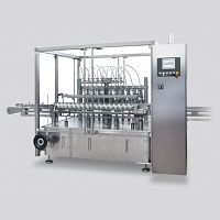 Intermittent-motion filling machine LLautomaticbottlefor cream