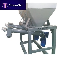 Single-screw dosing feeder for solids