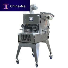 Semi-automatic tray sealer PL200Gwith modified atmosphere packagingfor the food industryfor trays