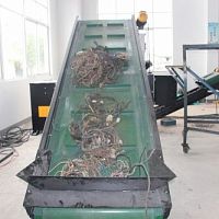 Copper recycling unit cablecrushing