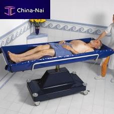 Handicapped shower trolley