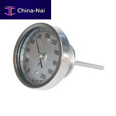 Bimetallic thermometer AA--40-160F-21/2dial�Fhermetic
