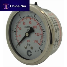 Relative pressure gauge 248 series dialbrassstainless steel