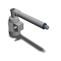 Linear actuator ALI4electricworm gearsteel