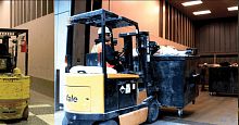 Skid steer loader cab