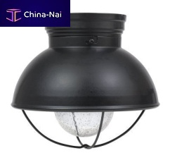 Rustic style ceiling light BEVERLY BARNglassmetalLED