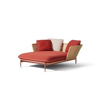 Contemporary daybed Esosoftsynthetic fiberfabricthermo-lacquered steel