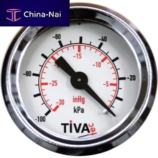 Bourdon tube vacuum gauge M-DH-40-1/0-tivatec