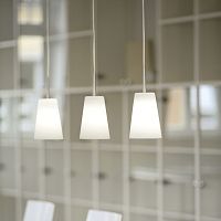 Pendant lamp CONOaluminumblown glasscontemporary