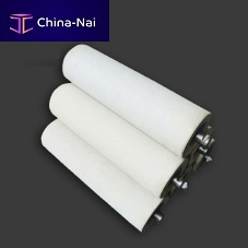 Ceramic conveyor roller steel