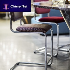 Contemporary bar chair CESCAindoorfabricsteel