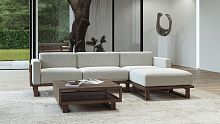 Modular sofa PLATFORMcontemporaryoakwalnut