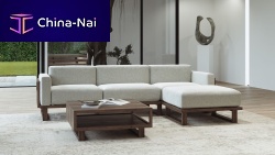 Modular sofa PLATFORMcontemporaryoakwalnut