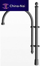 Galvanised steel lamp post arm LC 1001aluminum
