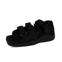 Semi-rigid sole post-operative shoe adult