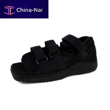 Semi-rigid sole post-operative shoe adult