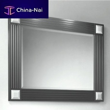Wall-mounted bathroom mirror DRIAtraditionalrectangularlacquered wood