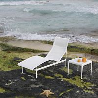 Contemporary side table 1966steelporcelaincast aluminum base
