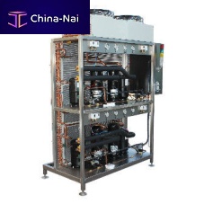 Milk cooling system scroll compressorcondensation