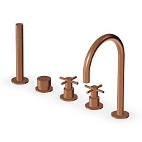 Double-handle shower mixer tap ZHM511 seriescountertopstainless steelindoor