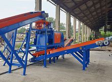 Aluminum recycling line building site wastemetal separationfor process lines