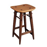 Contemporary bar stool NINEbeechsolid wood
