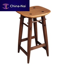 Contemporary bar stool NINEbeechsolid wood