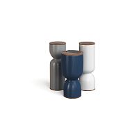 Contemporary side table POWERoakwalnutash