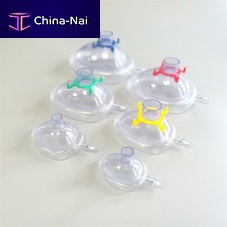 PVC anesthesia mask PA1502 seriesdisposablewith valvetransparent