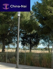 Contemporary light column CRA-3100 TAmetalLEDoutdoor