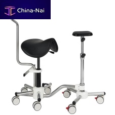 Manual treatment chair S-BRAN01on castersheight-adjustable