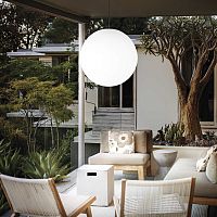 Pendant lamp SOLEaluminumplasticopal
