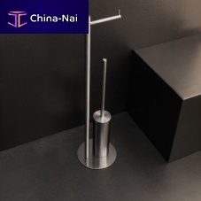 Floor-mounted toilet roll holder STIFFmetalcommercial
