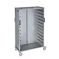 Storage cart PA 01stainless steelshelfwith swivel casters
