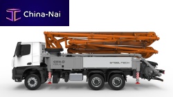Trailer-mounted truck-mounted concrete pump K36L-5for construction