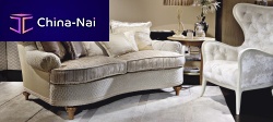 Traditional sofa PRESTIGEsilkmulti-color3-seater