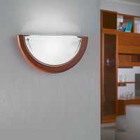 Traditional wall light UFO 1indoorglasswooden