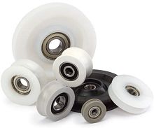 Guide roller polyamidewith ball bearing