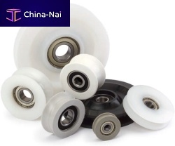 Guide roller polyamidewith ball bearing