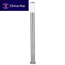 Contemporary light column HELSINKI : 81752stainless steelplasticfluorescent